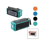 J-İPOK P-520 HASUBA HS-293 FENERLİ SOLAR PANELLİ - USB ŞARJLI BLUETOOTH FM RADYO MP3 USB - TF PLAYER 8W (5250)