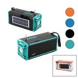 J-İpok P-520 Hasuba Hs-293 Fenerli Solar Panelli - Usb Şarjlı Bluetooth Fm Radyo Mp3 Usb - Tf Player 8W