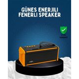 J-Ipox P520 Bluetooth Hoparlör 8W Güçlü Ses Solar Şarj Fm Radyo ( Lisinya )