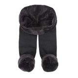 j.j.jilly jolly baby&kids Kadın Siyah İçi Peluşlu Kışlık Termal Tayt, L/XL Beden Kadın Siyah İçi Peluşlu Kışlık Termal Tayt