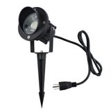 J.LUMI GBS9809 Dış Mekan LED Spot Lambaları, Direkli 9W 120V AC, 5000K Gün Işığı, Dış Mekan Kazığı Işıkları, Metal Zemin Kazığı, Bayrak Işığı, Manzara Spot Işıkları, Kablolu Fiş, Kısılamaz