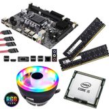 J-Tech İ5-2400 İşemci + Turbox H61 1155 Pin Anakart + 16 GB Ram + Rgb CPU Fan Bundle Set