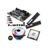 J-Tech İ5-2400 İşlemci + Turbox H61 1155 Pin Anakart + 8 GB Ram + RGB CPU Fan Bundle Motherboard