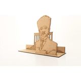 J Toyss Mdf Ahşap Boyama Kiti - Mustafa Kemal Atatürk ve Anıtkabir Maketi - Okul Öncesi Eğitici Hobi ve Sanat Seti - Ince Motor Gelişimi - --