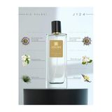 J124 - Beyaz Çiçekler Meyveli Vanilya Kokulu 50Ml Kalıcı Edp Kadın Parfüm