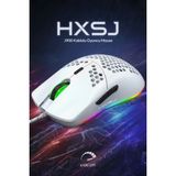 J900 Kablolu 6400 Dpı Rgb Oyuncu Mouse - Beyaz