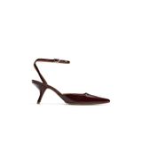 Jabotter Charme Rugan 6 Cm Topuklu Ayakkabı,Bordo 38