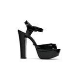 Jabotter Nifty 14 cm Siyah Rugan Platform Topuklu Ayakkabı