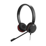 Jabra 14401-21 Evolve 30 UC Stereo Kulaklık - VoIP Softphone için Birleşik İletişim Kulaklığı, Pasif Gürültü Önleme Özellikli, 3,5 mm Jak, Siyah