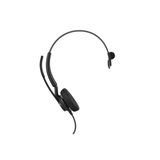 Jabra Engage 40 Kablolu Mono Kulaklık, Sıralı Çağrı Kontrolü, Gürültü Engelleyici 2-Mic Teknolojisi ve USB-A Kablosu - Zoom Unify - Siyah gibi önde gelen Birleşik İletişim platformlarıyla çalışır