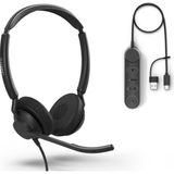 Jabra Engage 50 Iı USB A-C Duo Kablolu Kulak Üstü Kulaklık - Siyah