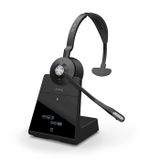 Jabra Engage 75 Kulak Üstü Dect Mono Kulaklık - Skype for Business Sertifikalı Kablosuz Kulaklık, Masa Telefonları ve Yumuşak Telefonlar için Gürültü Önleyici - Siyah - AB Versiyonu