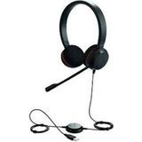 Jabra Evolve 20 Duo USB Ms Kulaklık 4999 829 209 Evolve 20 Duo - Siyah