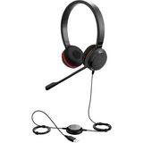 Jabra Evolve 30 Iı Ms Stereo Kulaklık - Kırmızı - Siyah