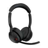 Jabra Evolve2 50 Duo Usb-C/a Ms Kablolu Kulak Üstü Kulaklık - Siyah