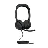 Jabra Evolve2 50 – Jabra Air Comfort kablolu stereo kulaklık – Aktif gürültü azaltma özellikli mikrofonlar (ANC) – MS Teams sertifikalı, diğer platformlarla uyumlu – siyah