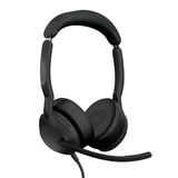 Jabra Evolve2 50 Kablolu Stereo Kulaklık AirComfort Teknolojisi, Gürültü Önleyici Mikrofonlar ve Aktif Gürültü Önleme - MS Teams Sertifikalı, Diğer Tüm Platformlarla Çalışır - Siyah
