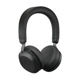 Jabra Evolve2 75 Kablosuz PC Kulaklığı, 8 Mikrofon Teknolojili - Ayarlanabilir Gelişmiş Aktif Gürültü Önleme Özellikli Çift Köpük Stereo Kulaklıklar, USB-A Bluetooth Adaptörü ve UC Uyumluluğu, Siyah