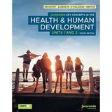 Jacaranda Key Concepts in VCE Health & Human Development Units 1 & 2 8e, learnON and Print
