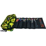 Jacbag Avokado Yeşil Organizer Roll Up Düzenleyici Kalem Kutusu/kalemlik - Açık Yeşil