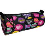 Jacbag Bıg Roll-Silindir Tip Kalem Kutusu - Açık Mor - Pembe