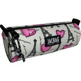 Jacbag Bıg Roll-Silindir Tip Kalem Kutusu - Kahverengi - Sarı - Bej