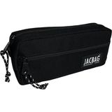 Jacbag Çift Fermuarlı Siyah Erkek Çocuk Kalem Kutusu
