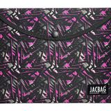 JACBAG ÇITÇITLI DOSYA ÇANTA A4 (Pembe Geometrik)