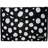 Jacbag Çıtçıtlı Dosya Çanta A4 - Siyah - Beyaz