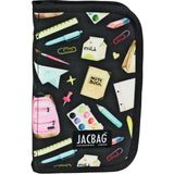 Jacbag Cover -Sert Kapaklı Lastikli Kalem Kutusu - Pembe - Pudra