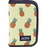 Jacbag Cover -Sert Kapaklı Lastikli Kalem Kutusu - Sarı - Kahverengi