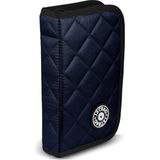 Jacbag Cover Soft-Sert Kapaklı Ayraçlı Kapitone Kalem Kutusu - 1 Adet - Lacivert