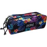 Jacbag Dual Pouch-İki Bölmeli Kalem Kutusu - Koyu Mavi - Mor