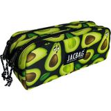 Jacbag Dual Pouch-İki Bölmeli Kalem Kutusu - Kraliyet Mavisi - Sarı