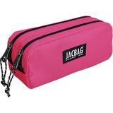 Jacbag Dual Pouch-İki Bölmeli Kalem Kutusu - Pembe
