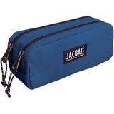 Jacbag Dual Pouch-İki Bölmeli Kalem Kutusu - Saks