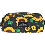 Jacbag Dual Pouch-Iki Bölmeli Kalem Kutusu - Sarı - Açık Kahverengi