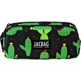 Jacbag Dual Pouch-Iki Bölmeli Kalem Kutusu - Siyah - Yeşil