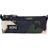 Jacbag Dual Prıme-Çift Bölmeli Üçgen Tip Kalem Kutusu - Haki - Taba