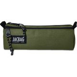 Jacbag Dual Prıme-Çift Bölmeli Üçgen Tip Kalem Kutusu - Haki