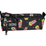 Jacbag Dual Prıme-Çift Bölmeli Üçgen Tip Kalem Kutusu - Kırmızı