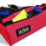 Jacbag Dual Prime İki Bölmeli Üçgen Mercan Kız Çocuk/Kadın Kalem Çantası
