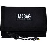 Jacbag Erkek Çocuk Cüzdan – Suya ve Yıpranmaya Dayanıklı Polyester, Cırt Cırtlı Minimalist Tasarım, Günlük Kullanıma Uygun - Siyah