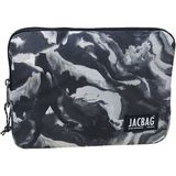 Jacbag Fermuarlı Tablet Çantası 10-11 inç Tabletler İçin Suya Dayanıklı Polyester Malzeme - Renkli - Dumanlı