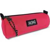 Jacbag Mercan Kız Çocuk Tek Gözlü Silindir Kalemlik - Kalem Kutusu - Açık Pembe