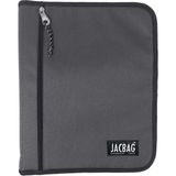 Jacbag OrganiZip-Fermuarlı Dosya Çanta A4 - Gri