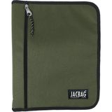 Jacbag OrganiZip-Fermuarlı Dosya Çanta A4 - Haki