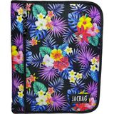 Jacbag OrganiZip-Fermuarlı Dosya Çanta A4 - Koyu Mavi - Mor