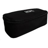 Jacbag Oval Kalem Çantası Siyah Jac-21 Fermuarlı Çok Gözlü Düzenleme 21 cm x 9 cm x 5 cm Kapasite - 1 Adet