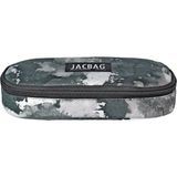 Jacbag Oval Kalem Kutusu Medıum - Gri - Beyaz